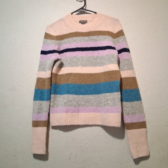 J.Crew Point Sur Women Sweater Multi-Color SzS Alpaca/Merino Wool Blend - Picture 1 of 14